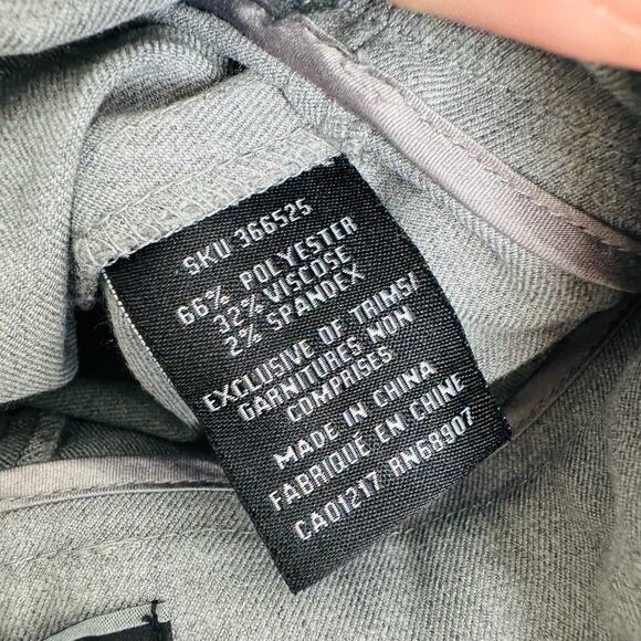 Le Chateau Gray Straight Leg Dress Pants Women’s Size 10 - Picture 8 of 9